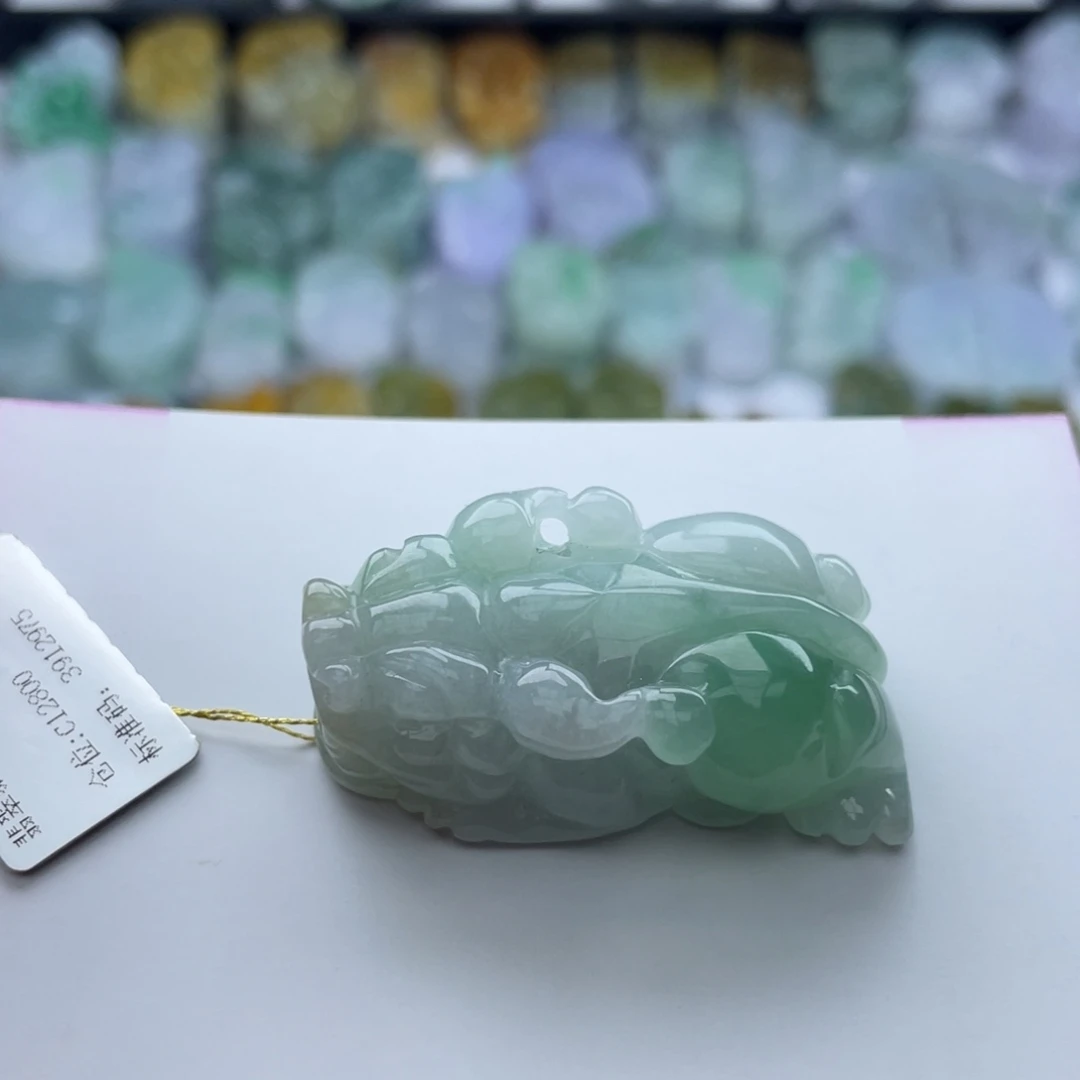 翡翠颈饰未镶嵌貔貅