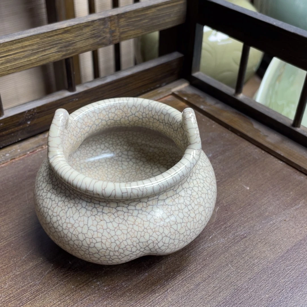 微瑕青瓷茶具杯子