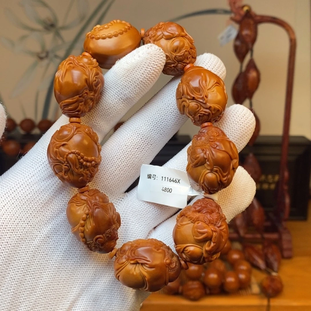 橄榄核手串许静健老师达摩2.2×2.6