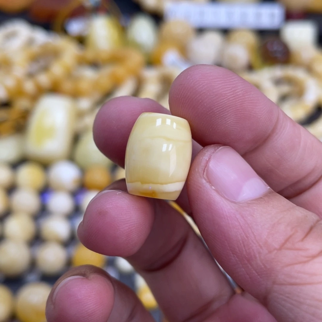 未镶嵌琥珀珠宝奇石12*15mm皮色