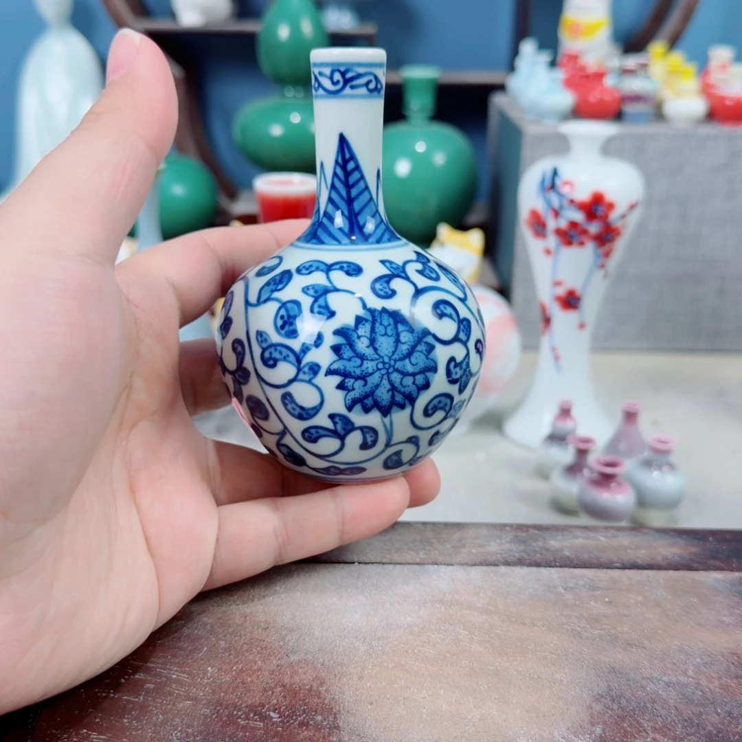 陶瓷手工小花器摆件