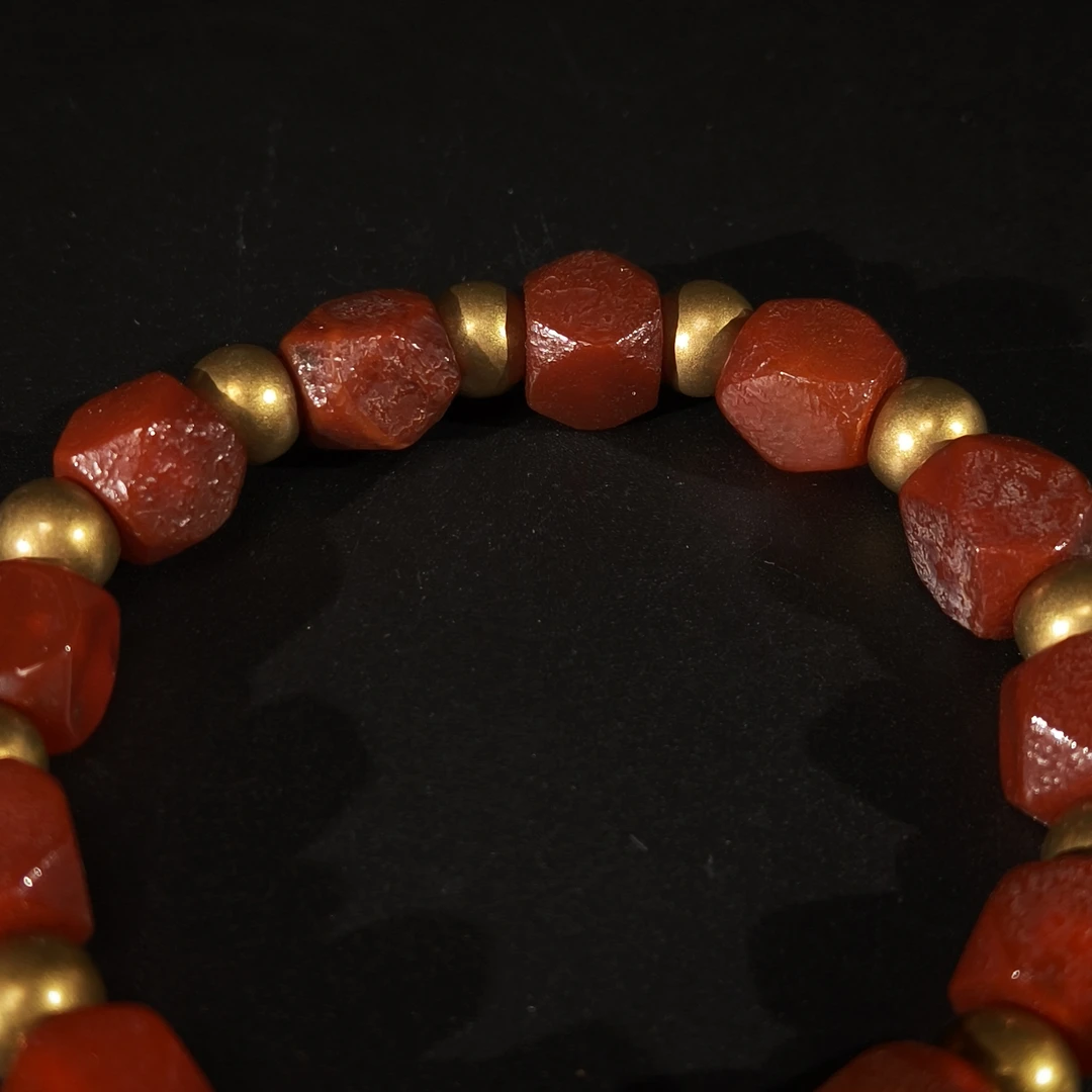 晚清民国玛瑙手串/DL361186/古玩/收藏/德州文物