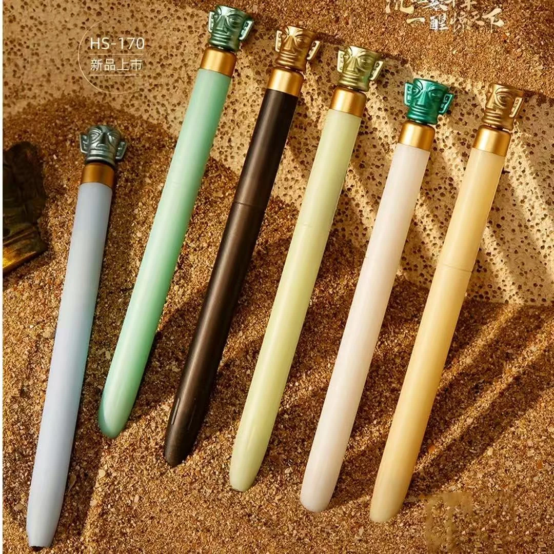 禾硕X瑶哥专属170三星堆限定款联名中性笔黑0.5