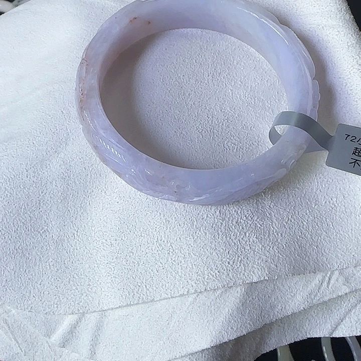 翡翠未镶嵌颈饰凤凰涅盘58-59圈翡翠雕刻手镯