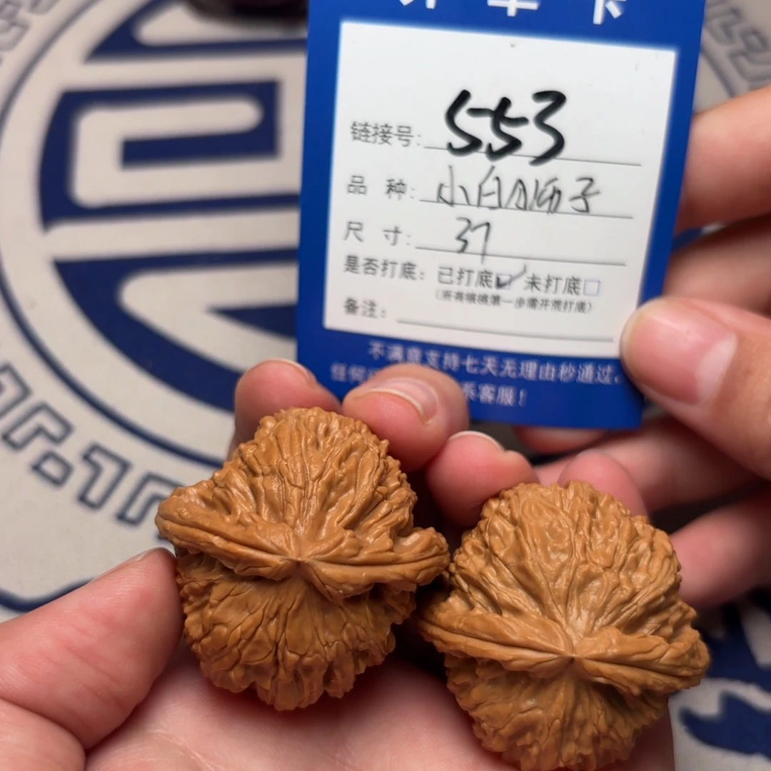 文玩核桃把件白狮子