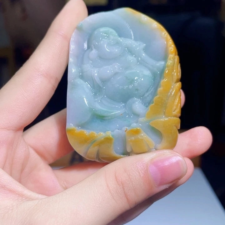 翡翠未镶嵌吊坠(不含链)X08