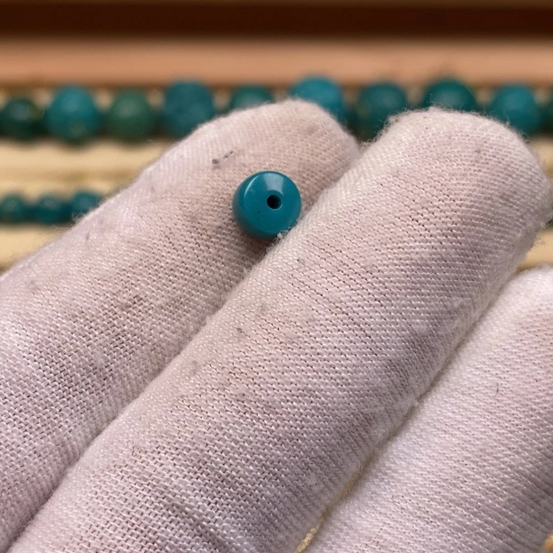 绿松石未镶嵌珠宝奇石6.5mm