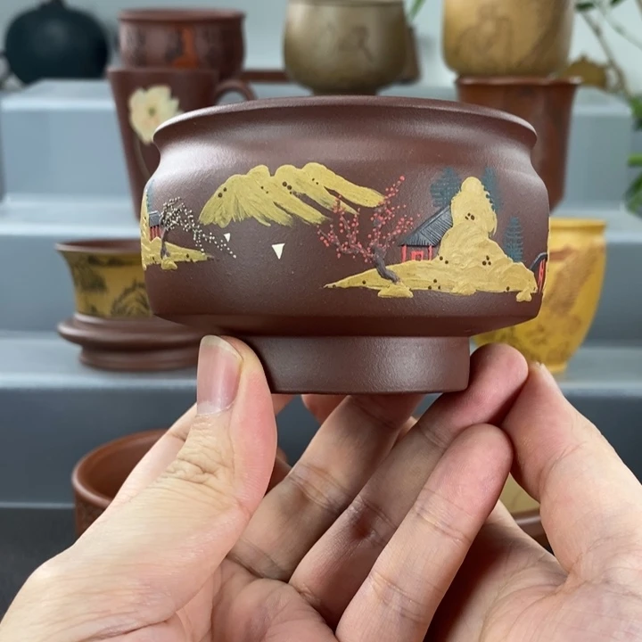 宜兴紫砂手工主人杯