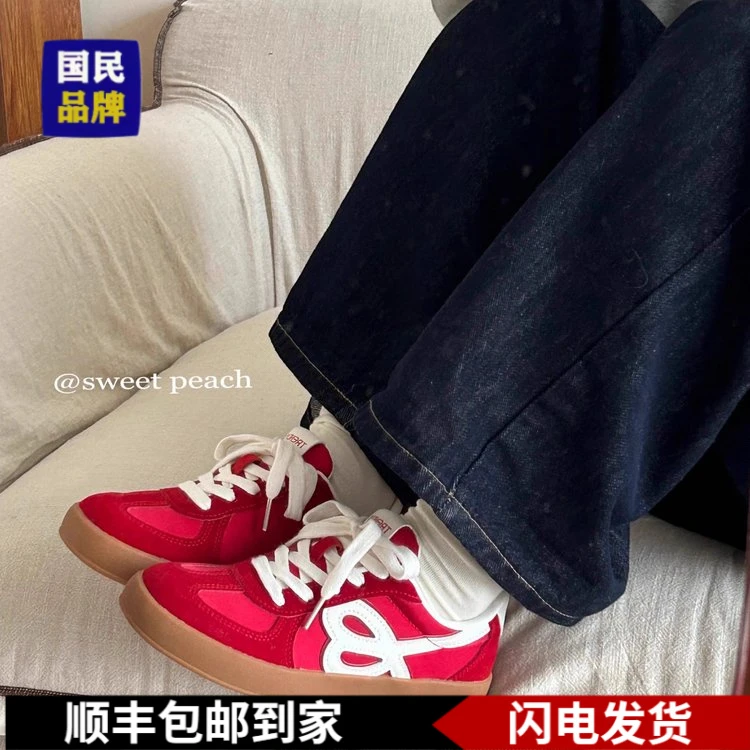 帆布鞋ins低帮韩版鞋子女鞋复古小众学生厚底休透气女鞋