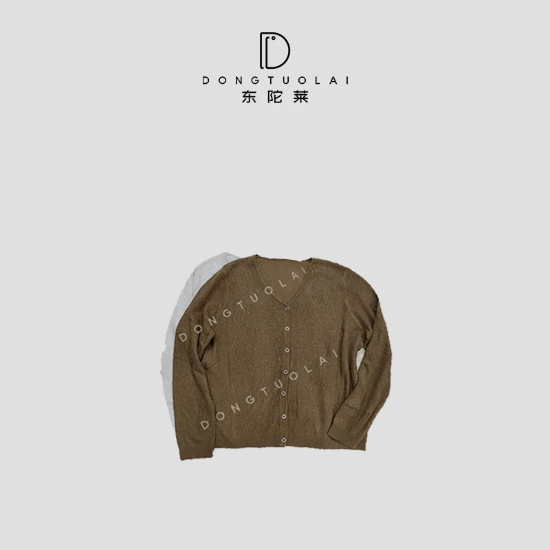 《念想》打底上衣长袖针织时尚百搭女士设计师圆领套头