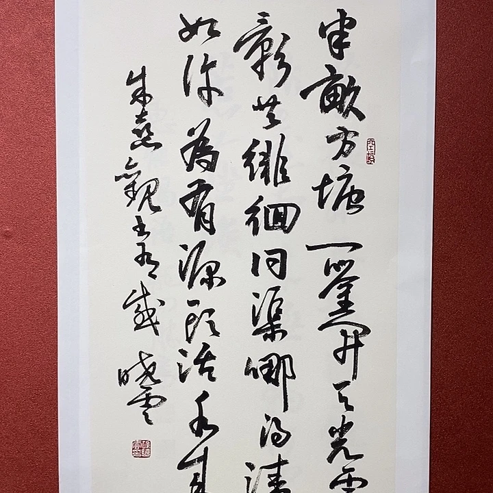 书法半亩直播大漏