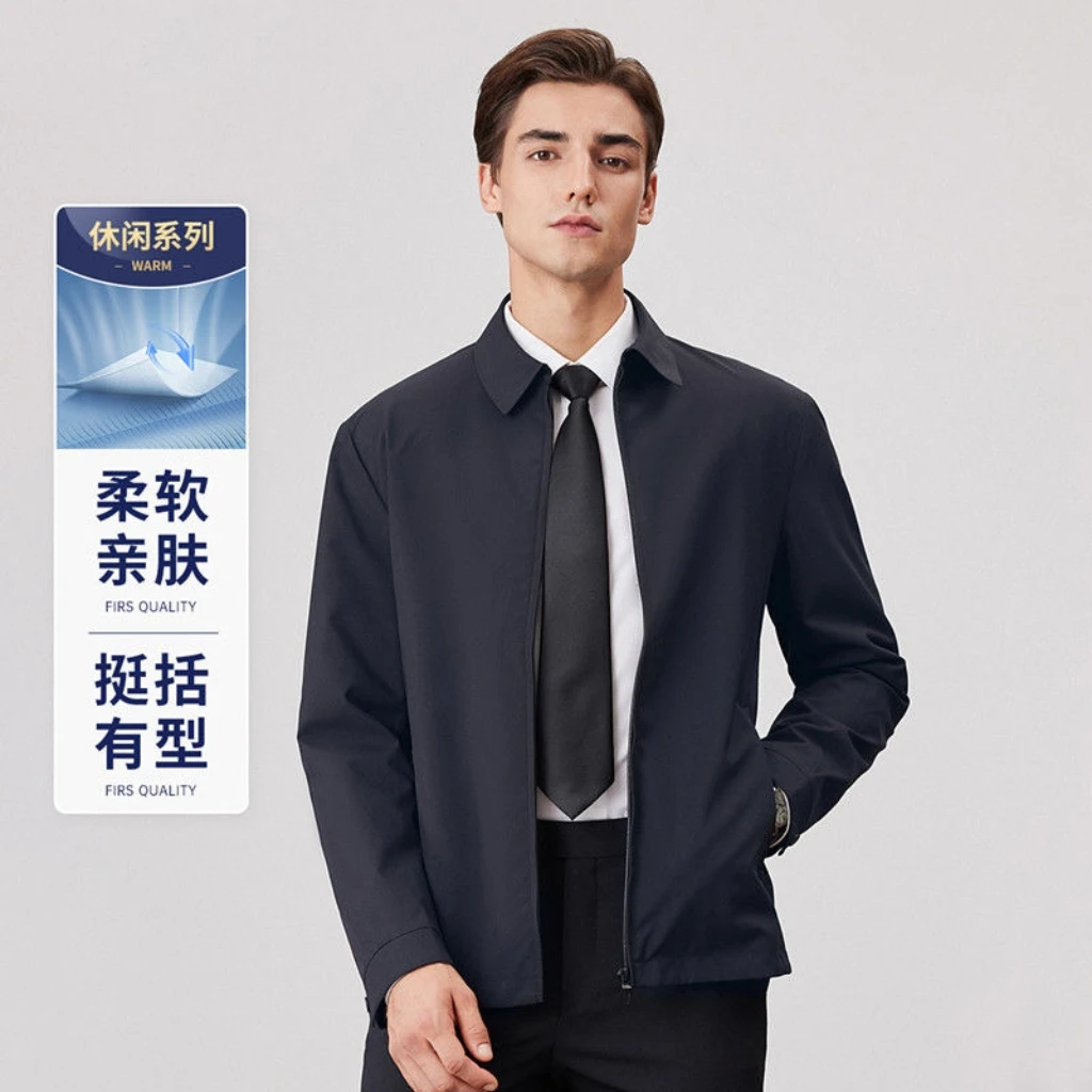 【粉丝专享】C某澜高端轻奢商务休闲上衣弹力翻领行政版外套2601 EY