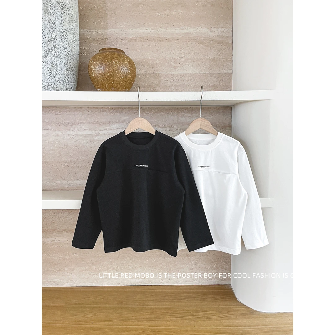 【8.5新款】童装男儿童百搭长袖T恤2025春秋季新款上衣MMY831071
