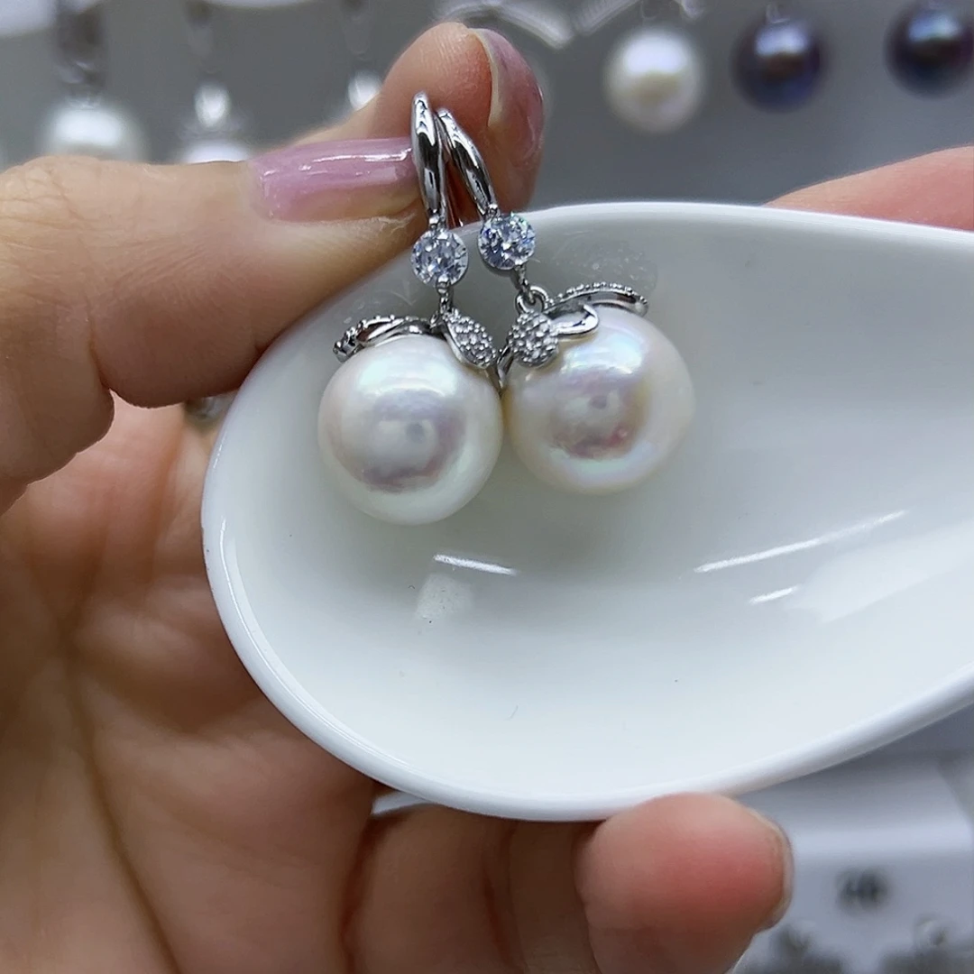 未镶嵌耳饰淡水珍珠