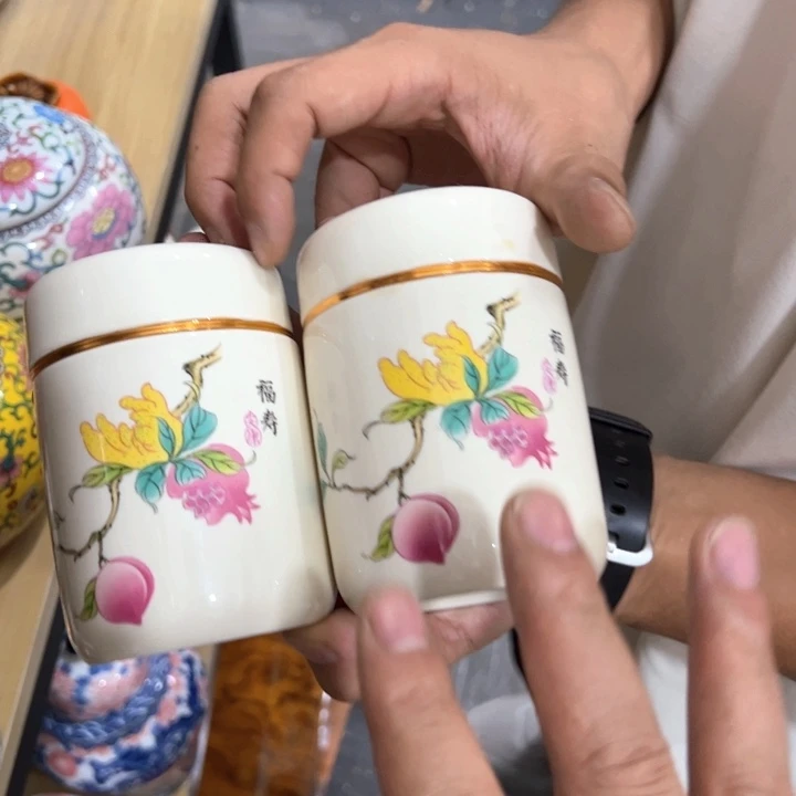 瑕疵福利品陶瓷茶叶罐