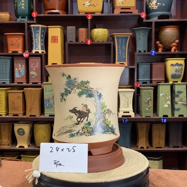紫砂花盆紫砂艺术