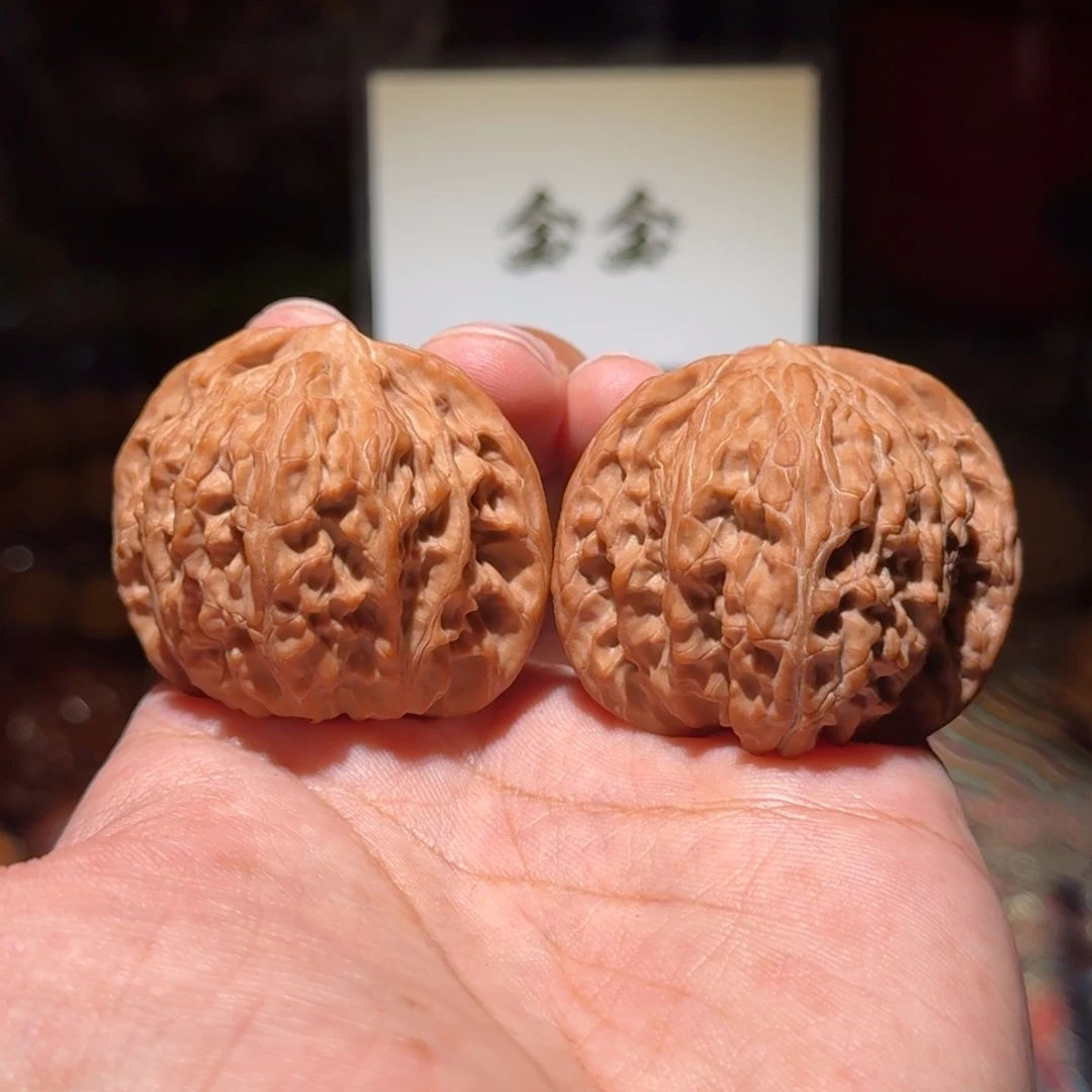 核桃把件473磨盘,尺寸44 40 38