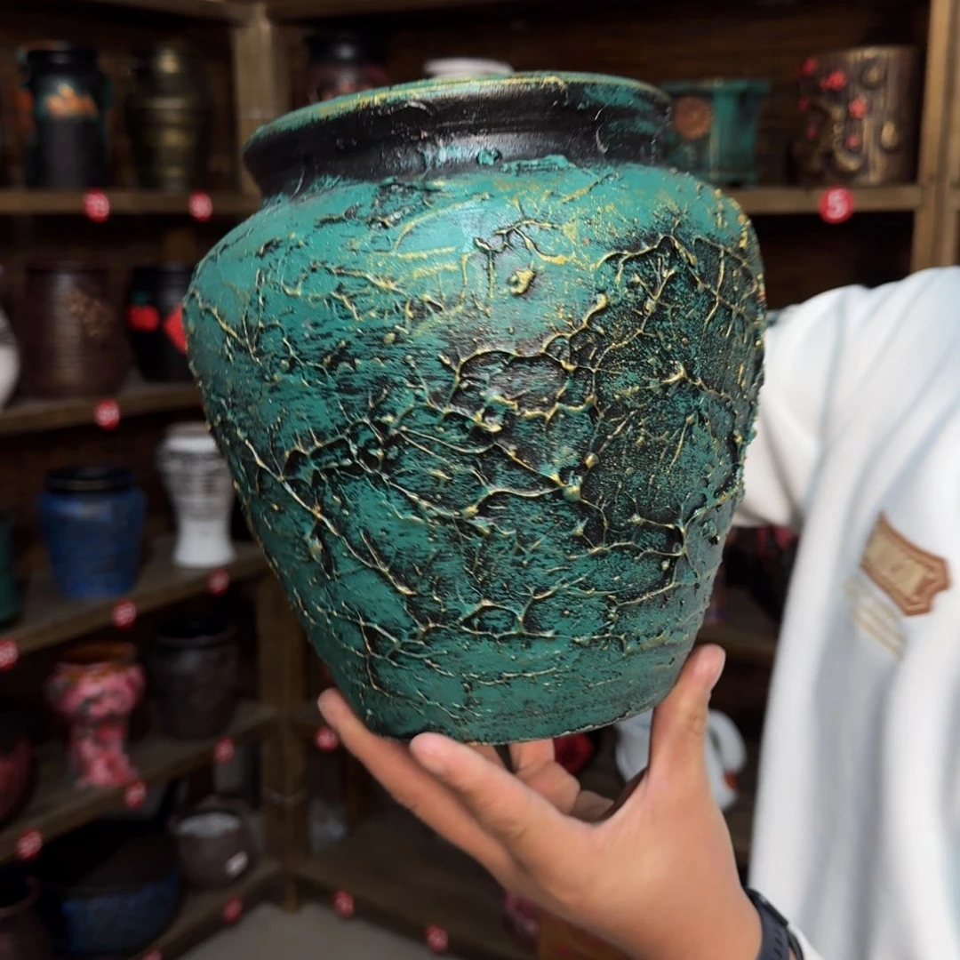 带孔高端浮雕花盆炸炸炸