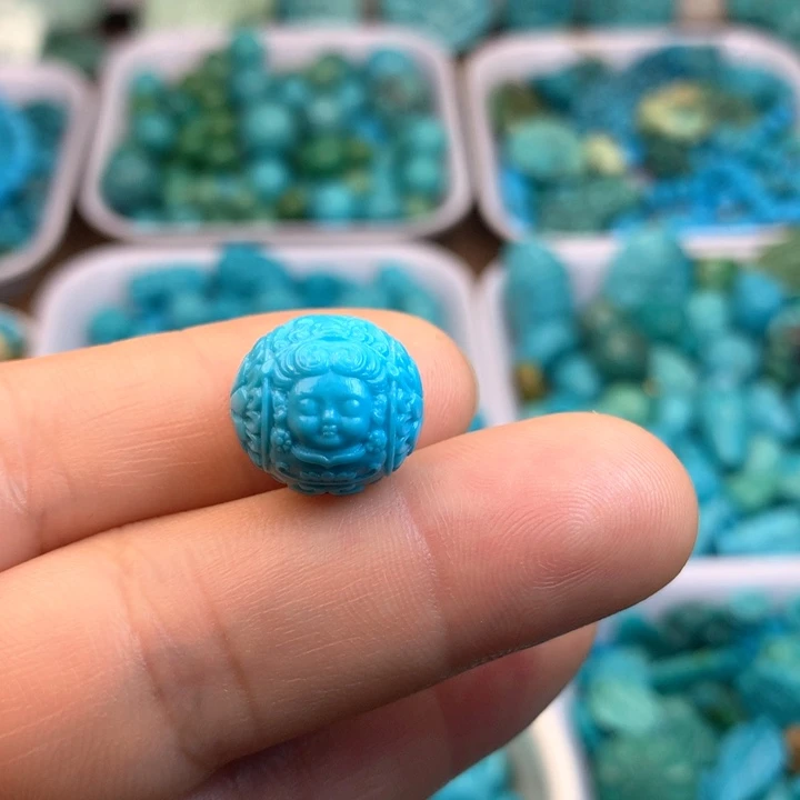 绿松石未镶嵌吊坠(不含链)13.5