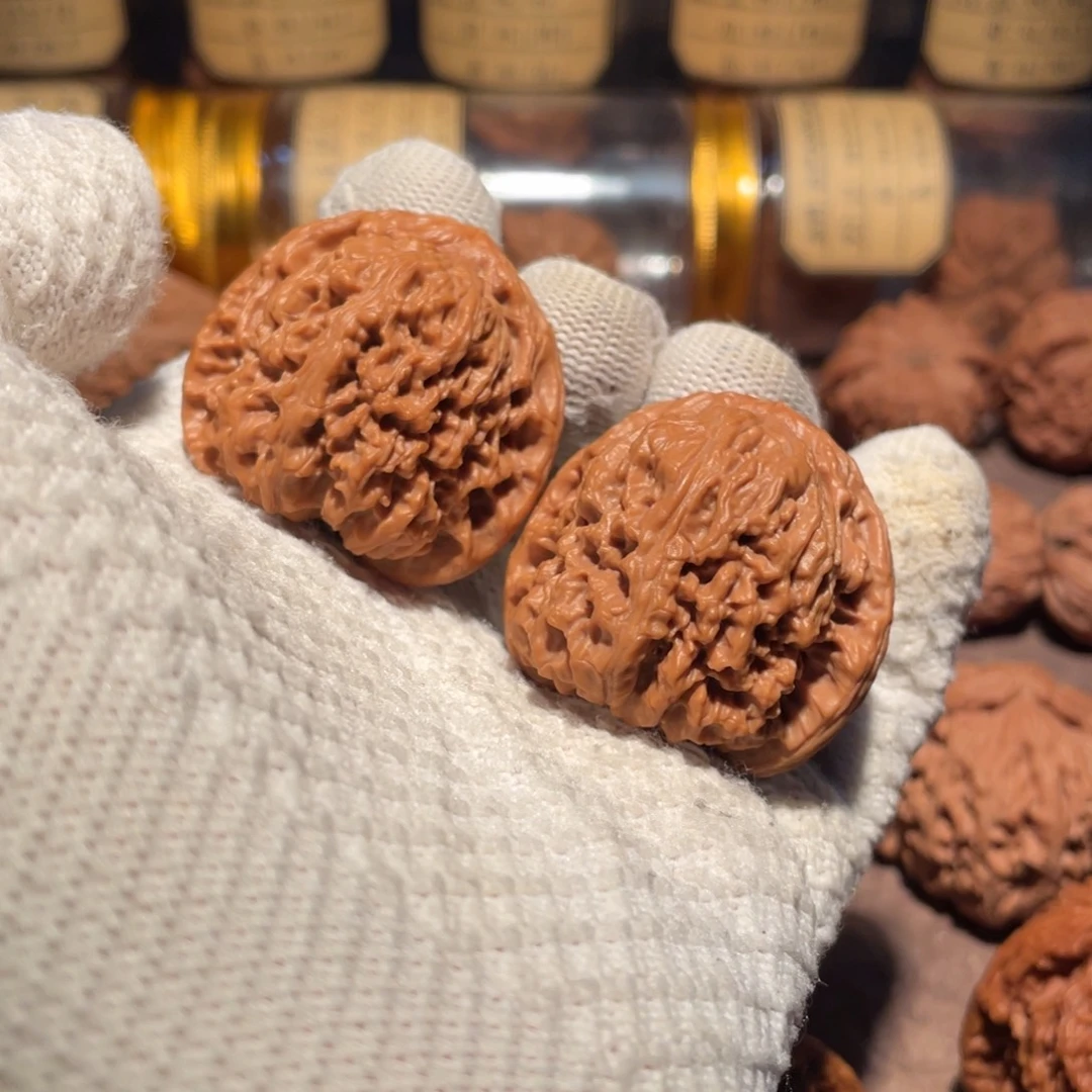 文玩核桃吊坠40拉丝蚂蚁纹南疆