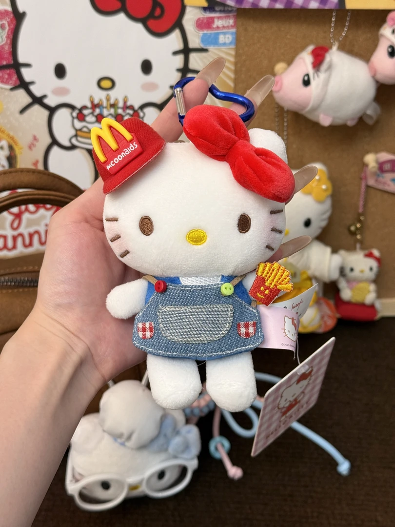 正版【麦当当】HelloKitty 可爱女生包包挂件手作diy礼物玩偶挂饰