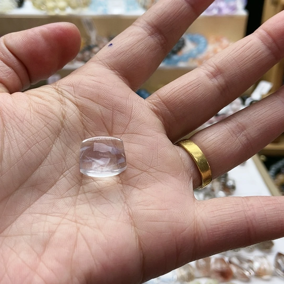 水晶手串未镶嵌第*天蓝针