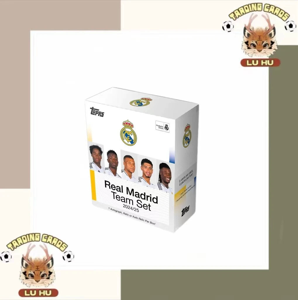 Topps 24-25 皇马 Team set队盒 足球球星卡盲盒（默认代拆）