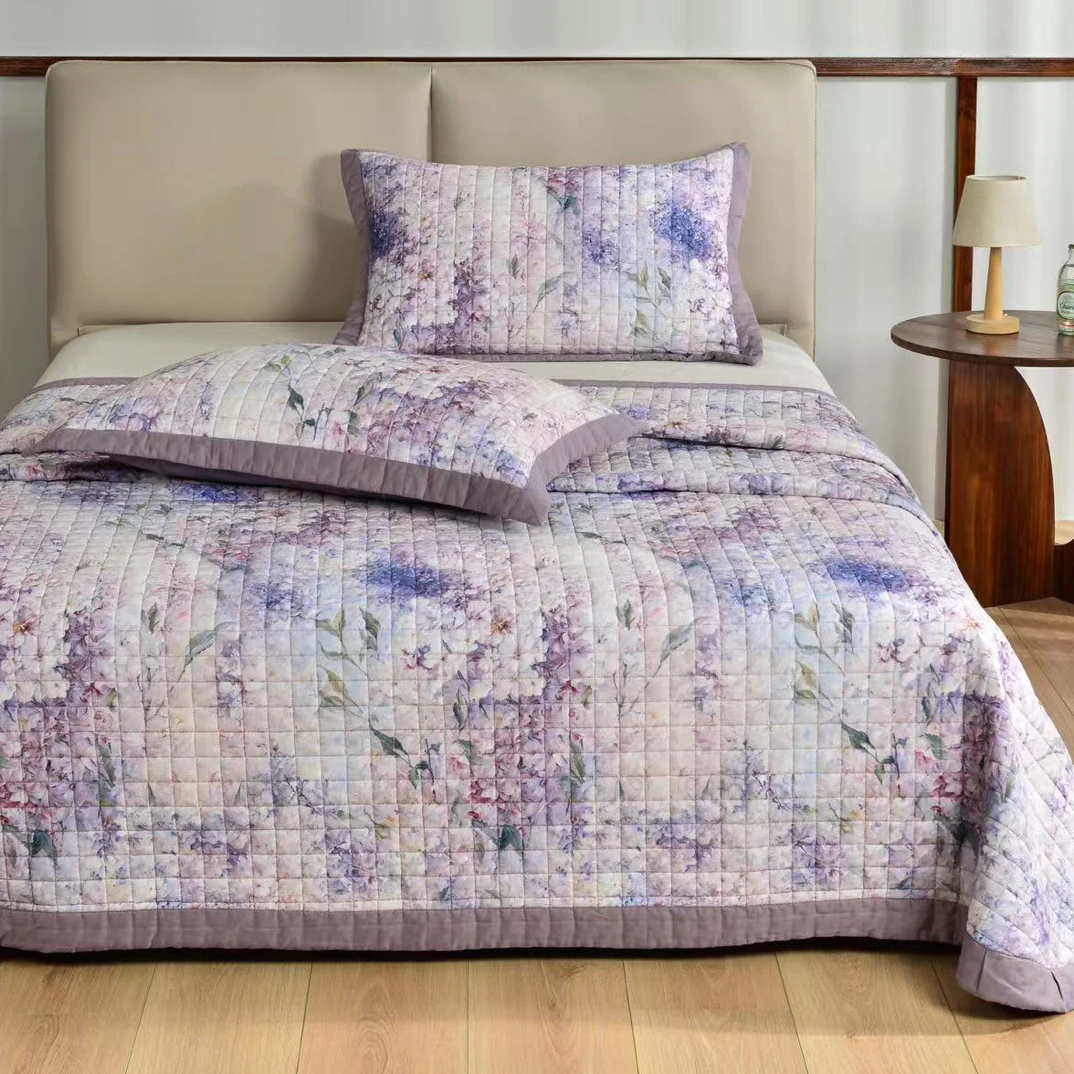 幕古(Mugu) 超细旦双面多用床盖三件套230*250微瑕～F533