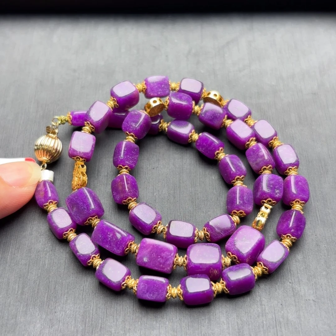 苏纪石（舒俱来）18K金镶嵌项链项链