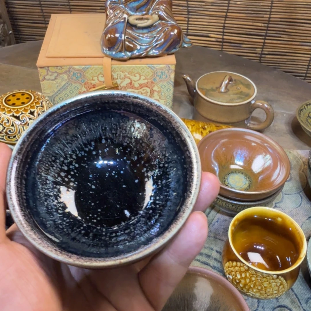 神***佑茶盏建盏精品三有七彩