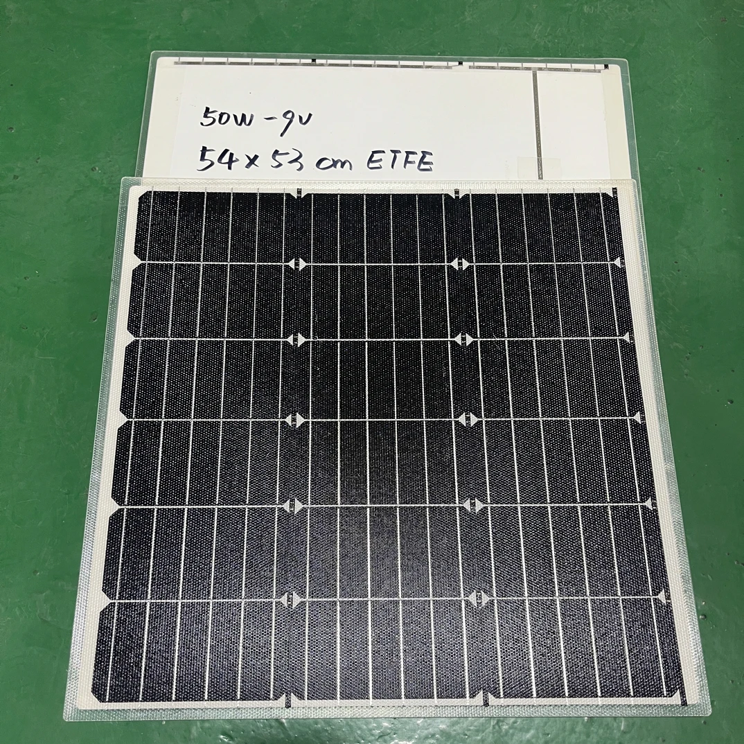 50GFB加厚ETFE蜂窝面9V太阳能板 柔性硅胶软板