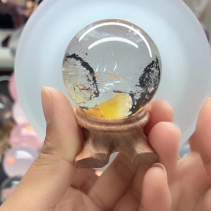 珠宝半成品未镶嵌水晶油墨画41