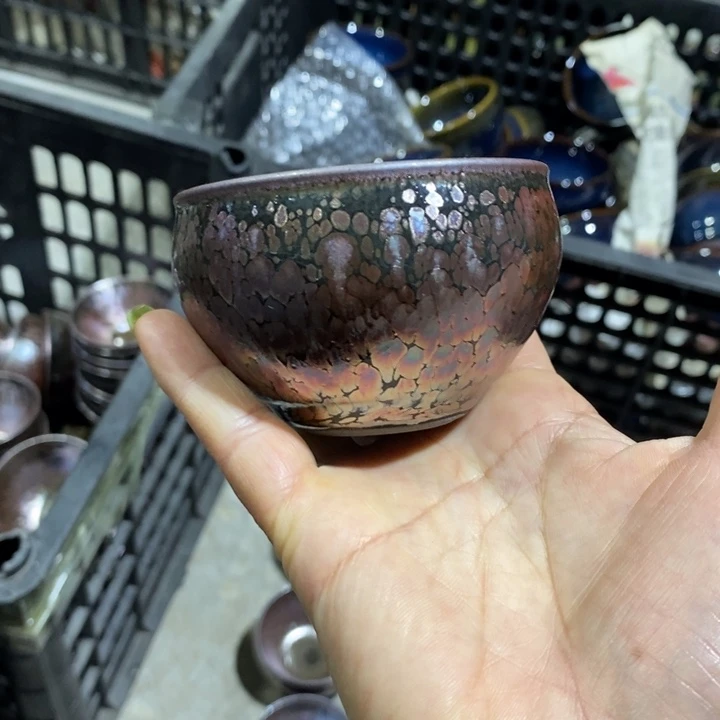 顺****茶盏建阳建盏微瑕油滴