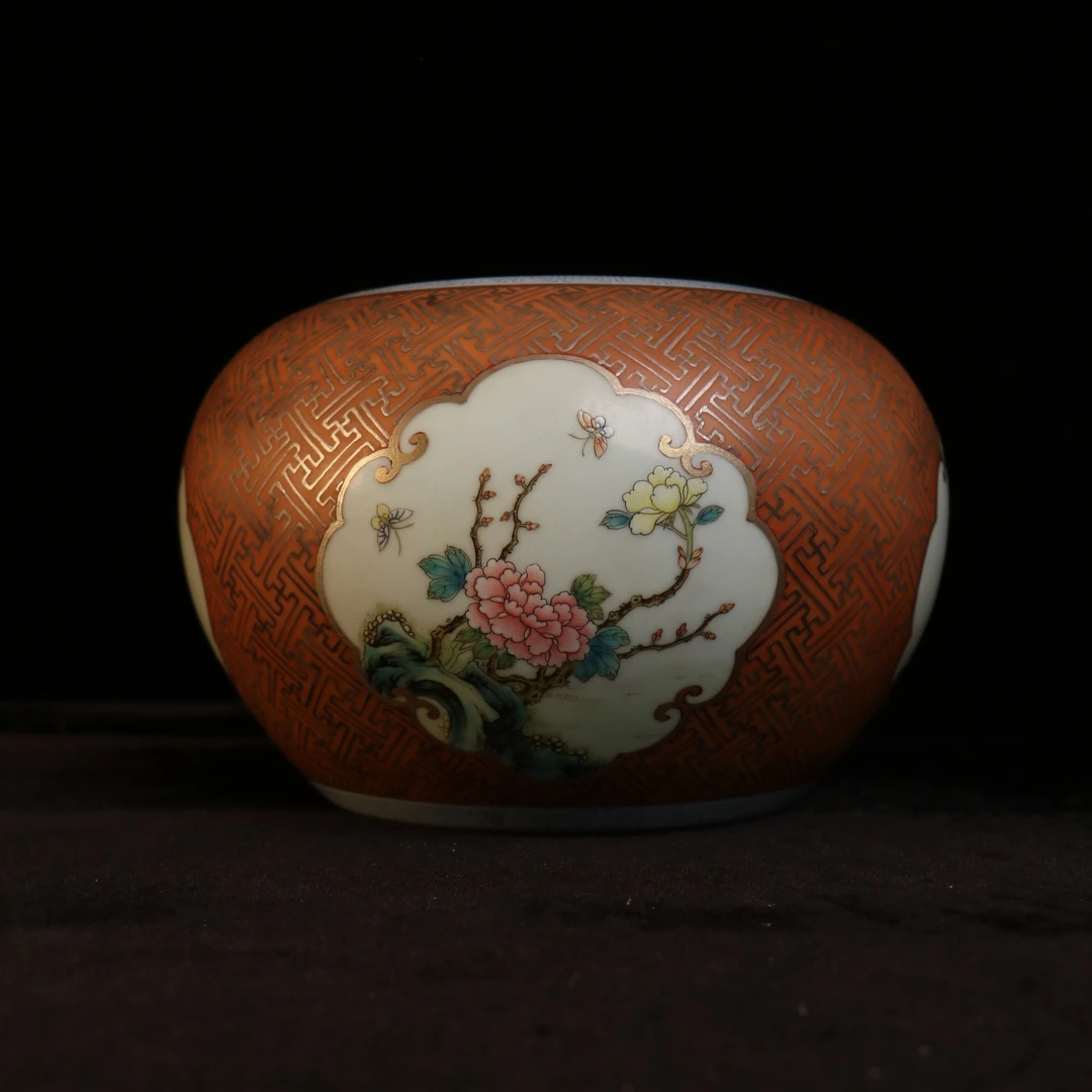 仿古瓷 仿古瓷 F4-0028粉彩