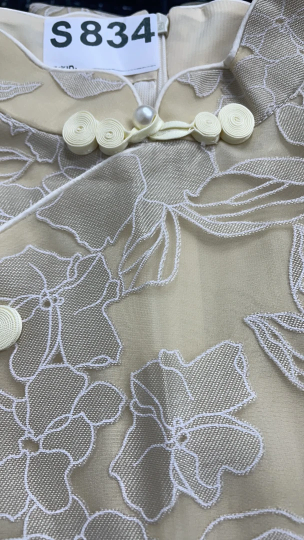 -834-瑕-------改良款旗袍