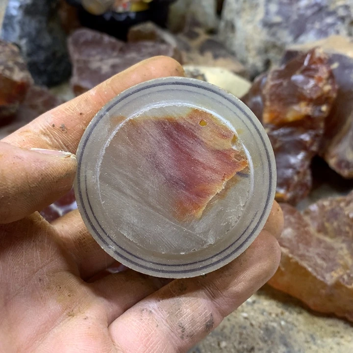 玛瑙/玉髓原石未镶嵌上***.