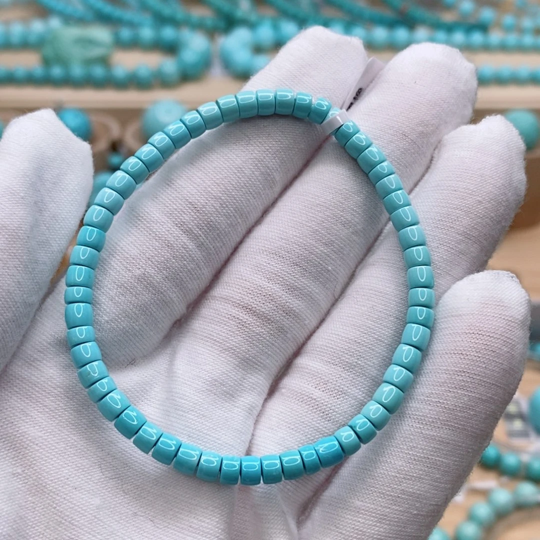 绿松石未镶嵌珠宝奇石4mm