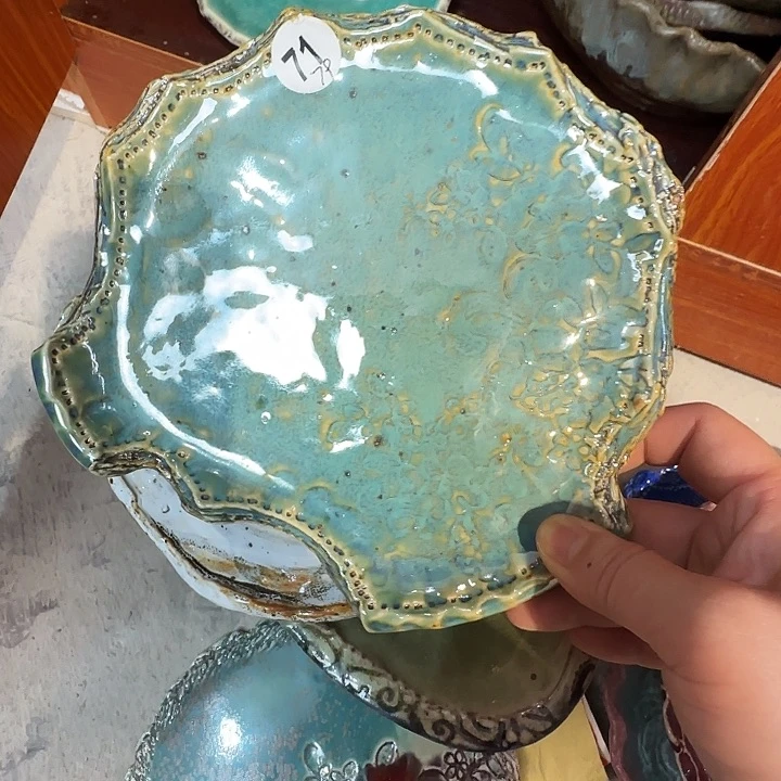 鱼***之异型纯手工咖啡杯盘碗