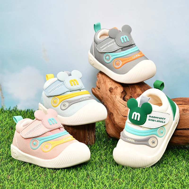 学步鞋男宝宝鞋子春秋季0一1-2岁婴儿鞋软底童鞋婴幼儿女宝宝鞋子