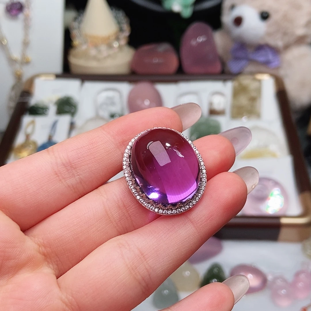 水晶吊坠(不含链)银S925镶嵌