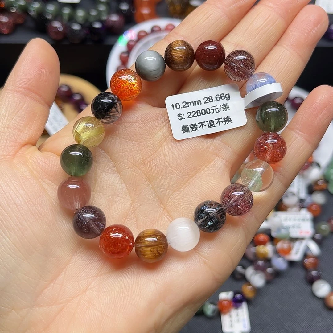 水晶手链未镶嵌天然水晶