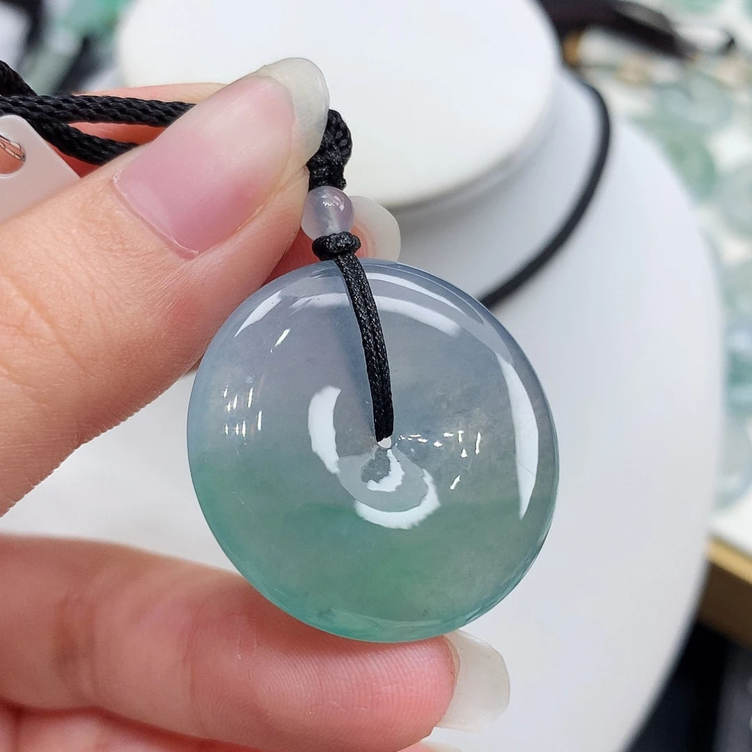 翡翠未镶嵌胸饰翡翠91，29.7/5.2