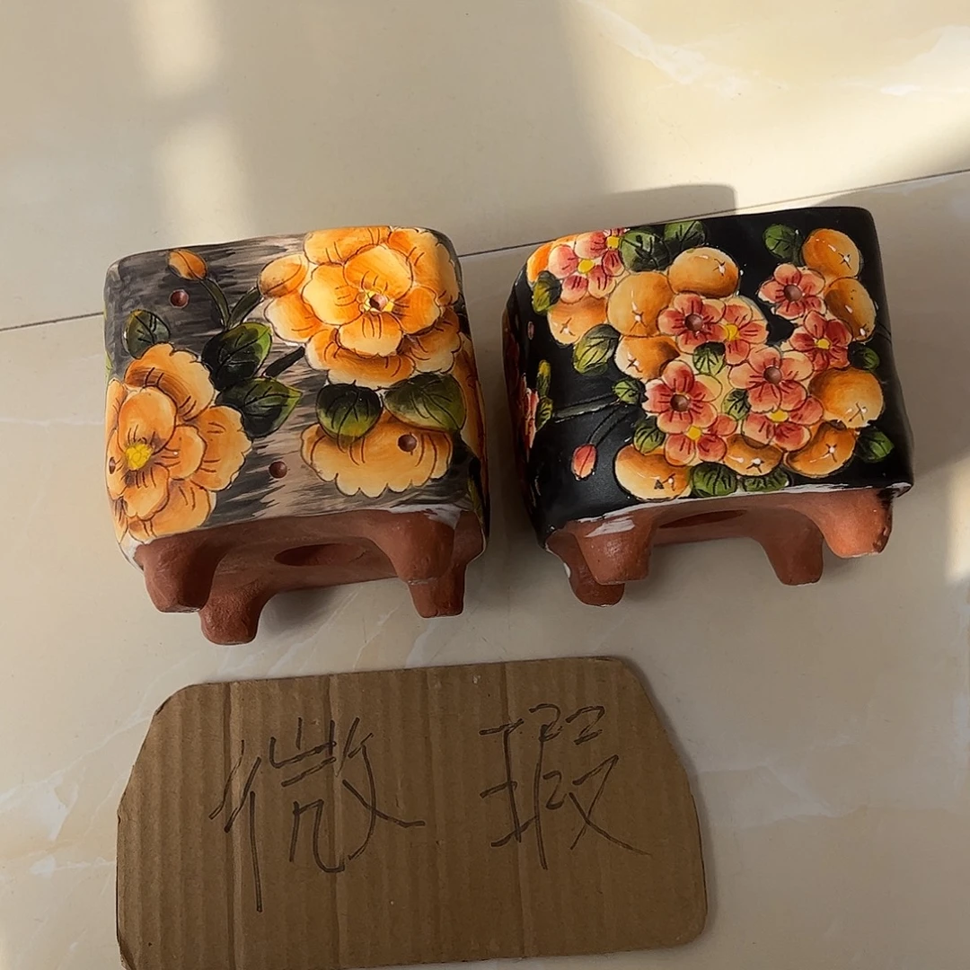 景德镇炫彩手绘口9高9.5