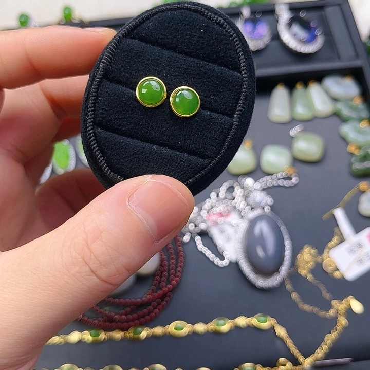 和田玉银S925镶嵌颈饰