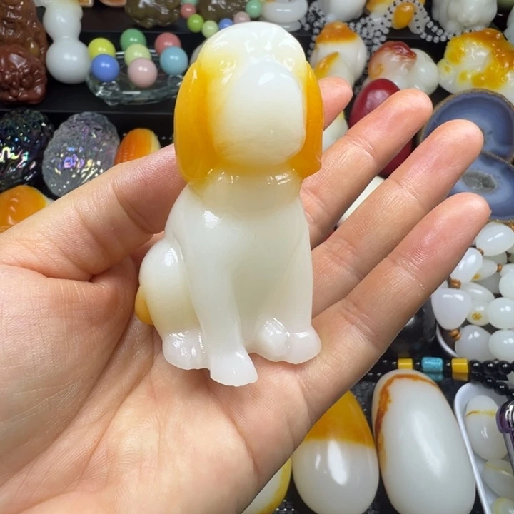 新疆戈壁五彩石金丝
