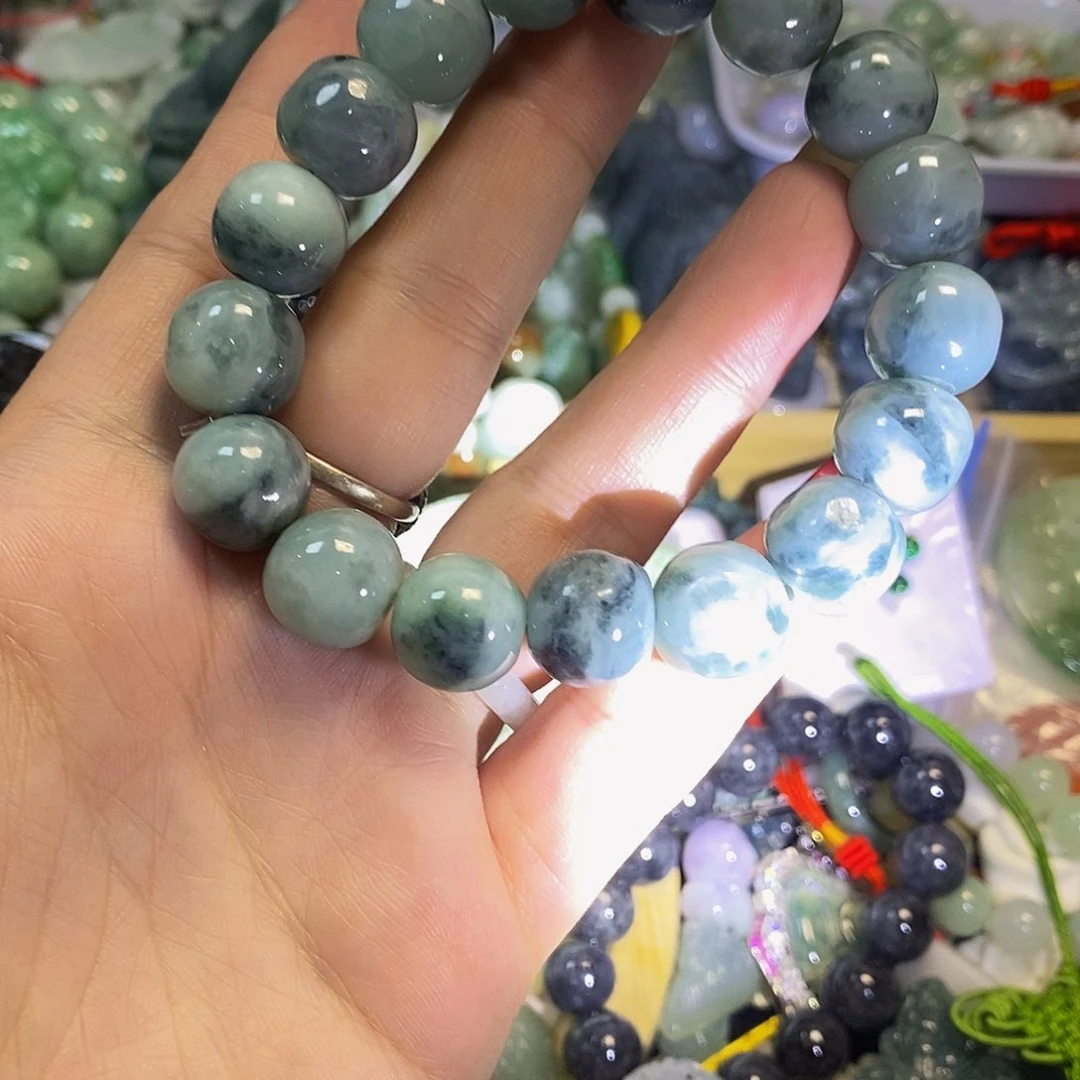 颈饰未镶嵌翡翠天然翡翠