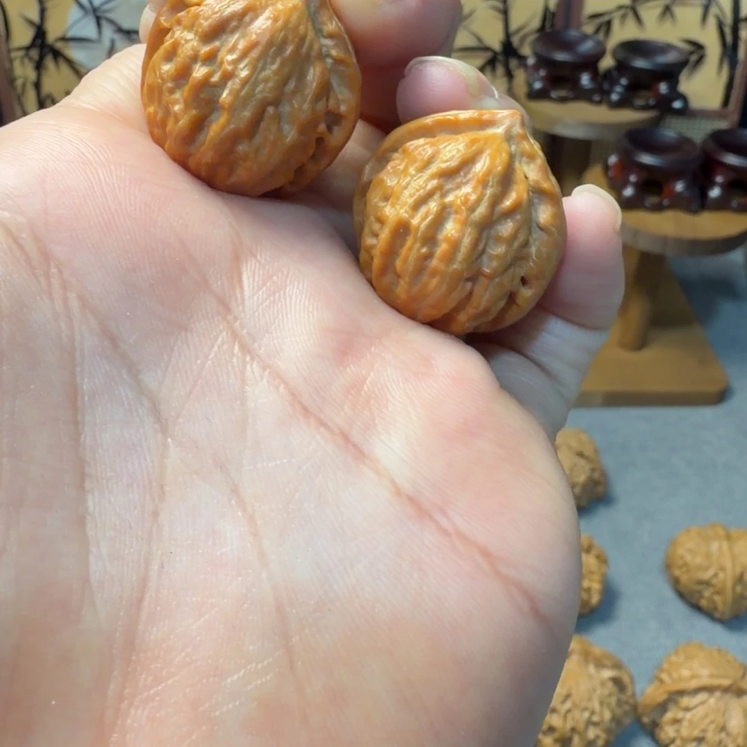 木质桃心手捻骨质棒