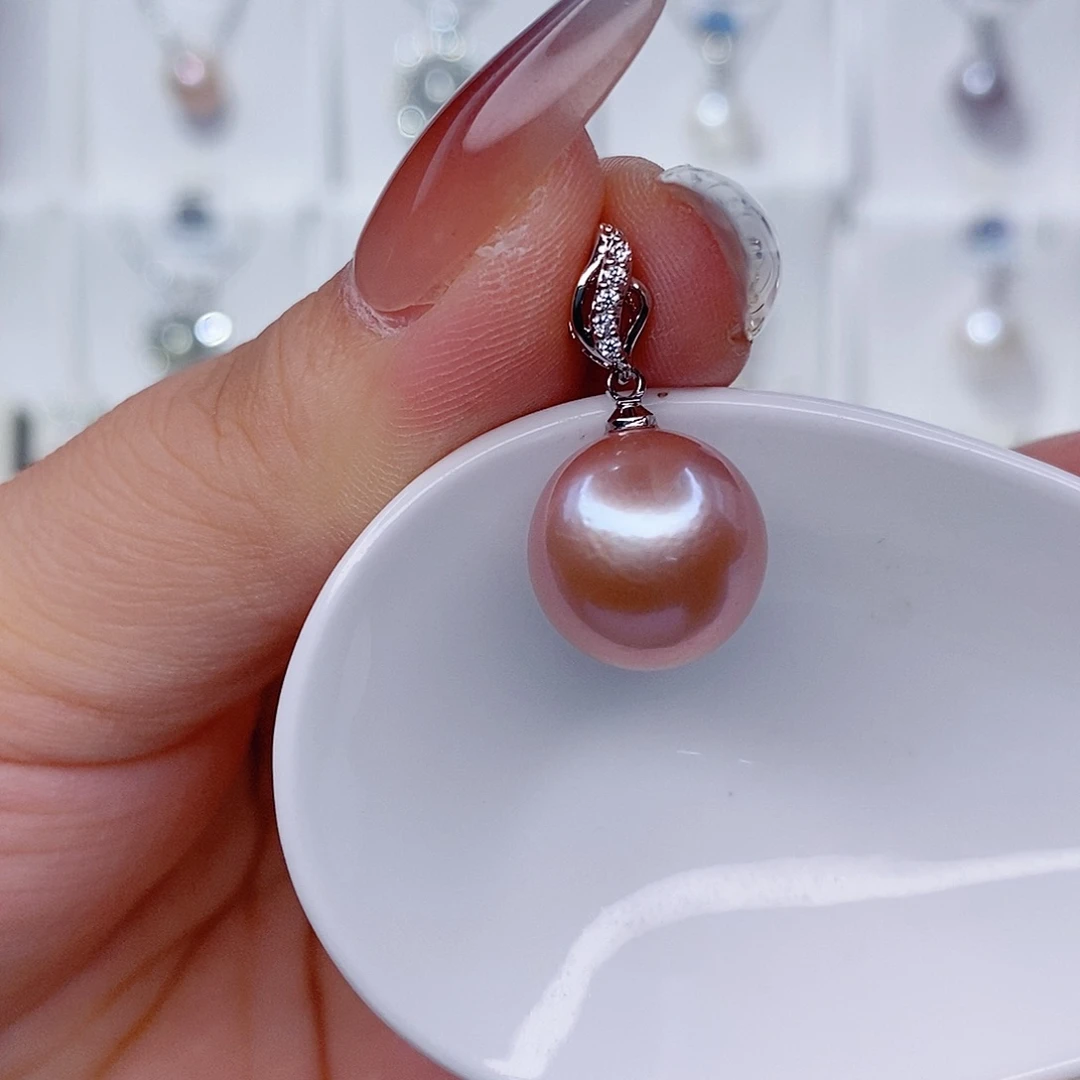 未镶嵌淡水珍珠吊坠(赠链)