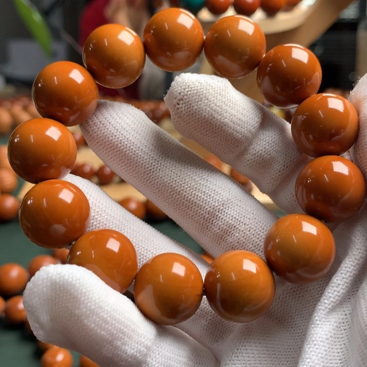 橄榄核手串1.67水晶超小孔