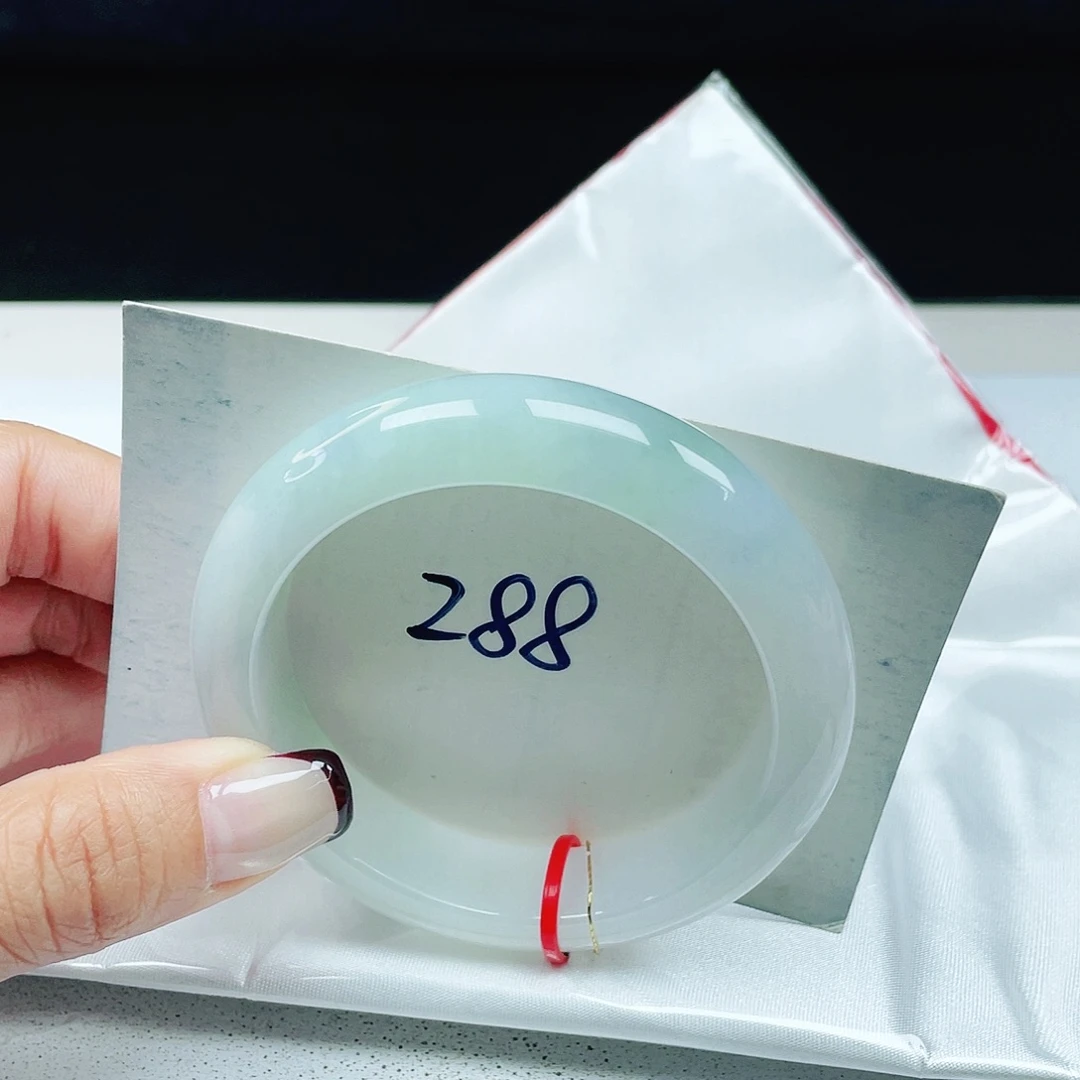 翡翠未镶嵌手镯 正圈53+